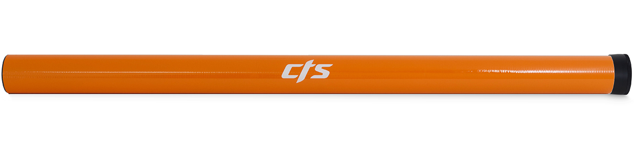 CTS | Custom Painted Rod Tube | Orange CTS | Custom Painted Rod Tube | Orange
