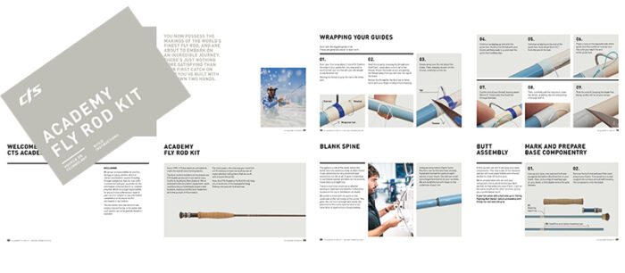 CTS Academy Fly Rod Building Kit Booklet