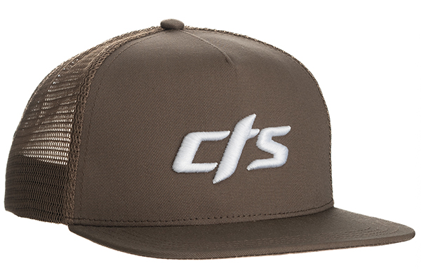 CTS Logo Mesh Trucker Cap | Walnut